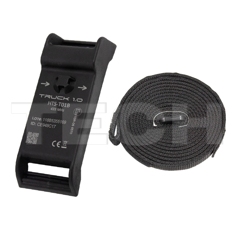 LKW-RDKS Universalsensor EU-Pro Truck 1.0 für Bandmontage (Band incl.), 433 MHz, frei programmierbar, zum Einsatz an Fahrzeugen gem. Modellabdeckung, TÜV-zertifiziert, Art. Nr. 72-22-937