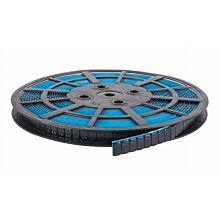 PREMIUM KLEBEGEWICHT 6kg (1200x5g) Stahl ROLLE 19x3,8 mm mit schwarzer Kunststoffbeschichtung und Folienabrisskante, VE: 1 Stück, Art. Nr. 5860FE