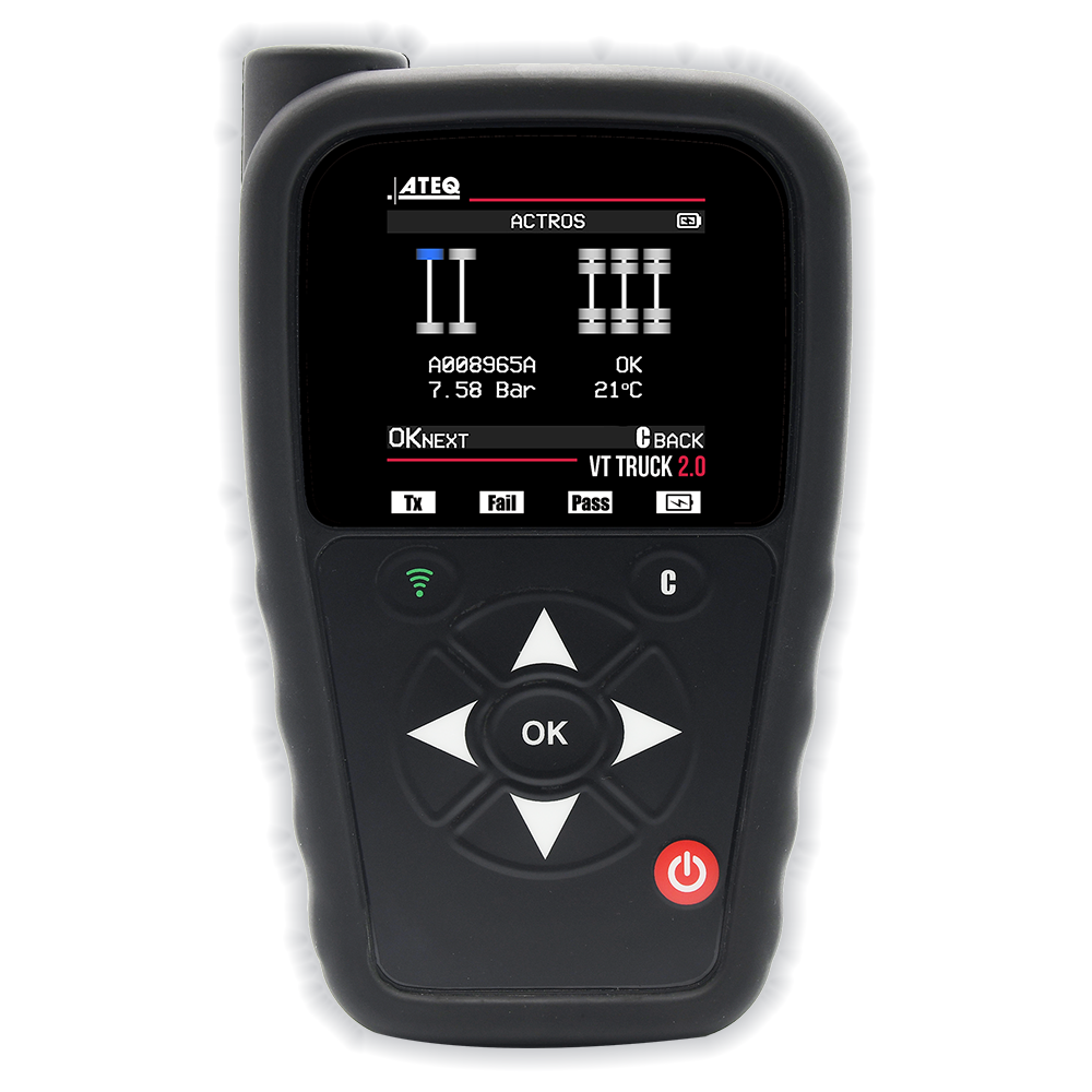 ATEQ VT Truck 2.0 RDKS-Diagnose- und Programmiergerät mit OBDII-Power Converter für Lastkraftwagen, Busse und Anhänger, Art. Nr. 72-21-634