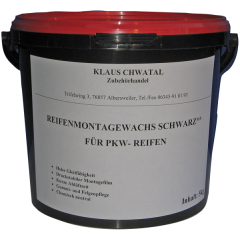 Universal Montagewax schwarz 5kg, Art. Nr. 782-5E