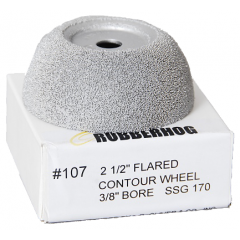 RUBBERHOG Konturscheibe 65x25mm Körnung 170 fein, Art. Nr. RH107