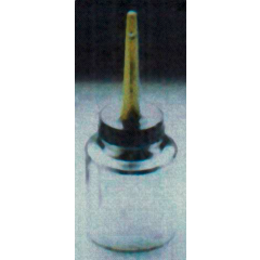 Aluminiumbehälter 700 ml mit langem Pinsel zum Um-/Einfüllen für Lösungen aller Art