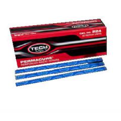 Nylonverstärkte Permacure-Reparaturkörper oval 130mm mit grauer Rohgummischicht für LKW-Reifenschnellreparaturen TECH Cat. Nr. 224, VE: 40 Stück