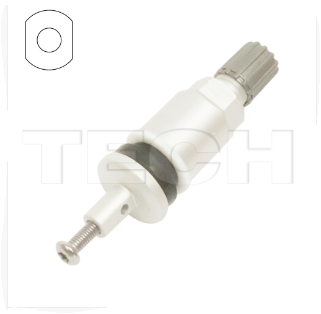 RDKS High Speed Aluminiumventilsatz über 210 km/h (entspr. Schrader 5024) für Schrader Sensor GEN4, gem. Modellabdeckung, Art. Nr. 72-20-448