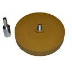 Bohrmaschinen-Radierscheibe 90x15 mm zum Entfernen von Klebstoff-/Klebegewichtsresten max. 4000 U/min., Art. Nr. 4020