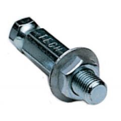 Aufspannadapter kurz 45 mm (13 mm Gewindelänge) für alle 3/8" Gewinde incl. Scheibe und Mutter für Schleifwerkzeuge, Art. Nr. S1046