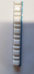 PREMIUM MOTORRADKLEBEGEWICHT 45g-Riegel (6x5g/6x2,5g) 10x6mm weiß, VE: 25 Stück, Art. Nr. 3045-W