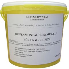 LKW-Reifenmontagecreme gelb 5 kg, Art. Nr. 783-5E