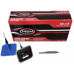 LKW-Reparaturpilz TECH Uni Seal MAX mit Metall-Einziehstift für 13 mm Schaden bei LKW-Diagonal- und Radial-Reifen geeignet für Heiß- und Kaltreparatur Art. Nr. 292UL, VE: 10 Stück