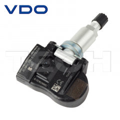 VDO OE RDKS-Markensensor TG1C S180052048Z mit Aluschraubventil NISSAN QASHQAI u. a. gem. Modellabdeckung 433 MHz
