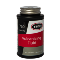 Vulkanisationslösung 235 ml mit Pinseldeckel schnell trocknend, Trockenzeit mindestens 3 Minuten, Art. Nr. 760